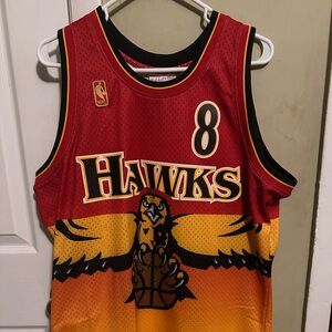 Red & Gold NBA Atlanta Hawks Jersey